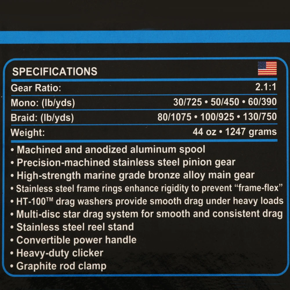 PENN Senator 6/0 114L2 Star Drag Big Game Reel 4 PENN Senator 6/0 114L2 Star Drag Big Game Reel - Image 2
