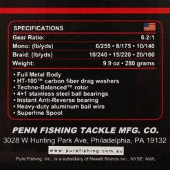 PENN Fierce III 2500 Spinning Reel -Hot Sale Fishing Store 134195 3 n