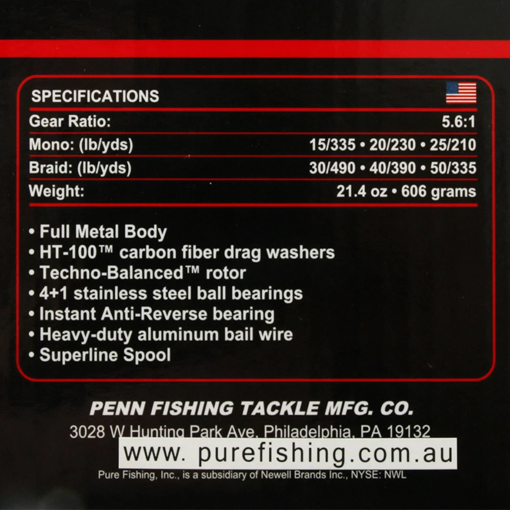 PENN Fierce III 6000 Spinning Reel 4 PENN Fierce III 6000 Spinning Reel - Image 2