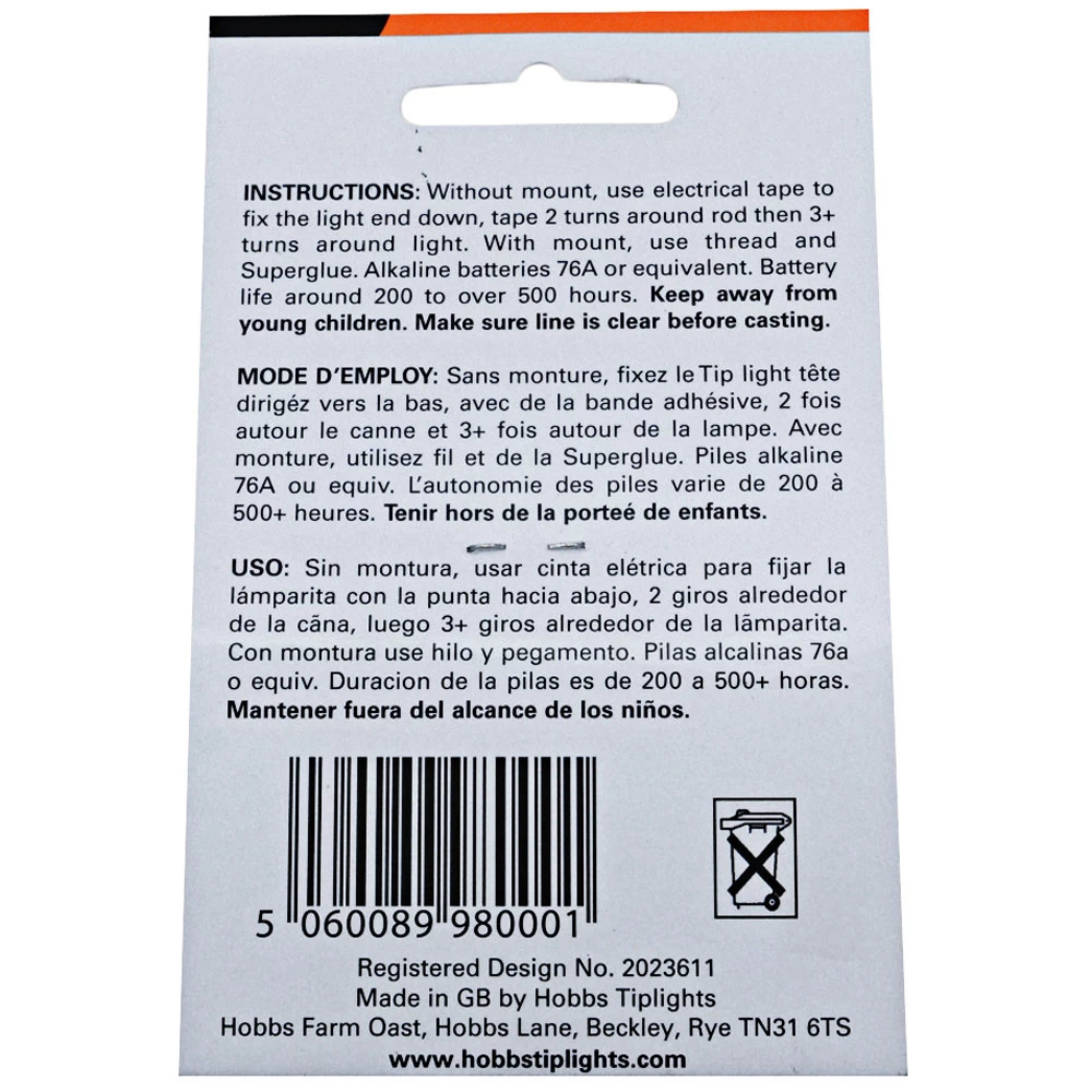 White Label Night Fishing Rod Tip Light 4 White Label Night Fishing Rod Tip Light - Image 2