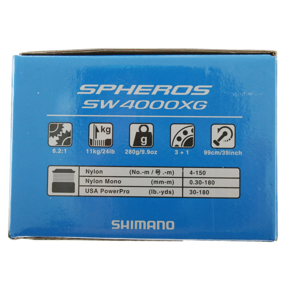 Shimano Spheros SP4000XG SW Spinning Reel 4 Shimano Spheros SP4000XG SW Spinning Reel - Image 2