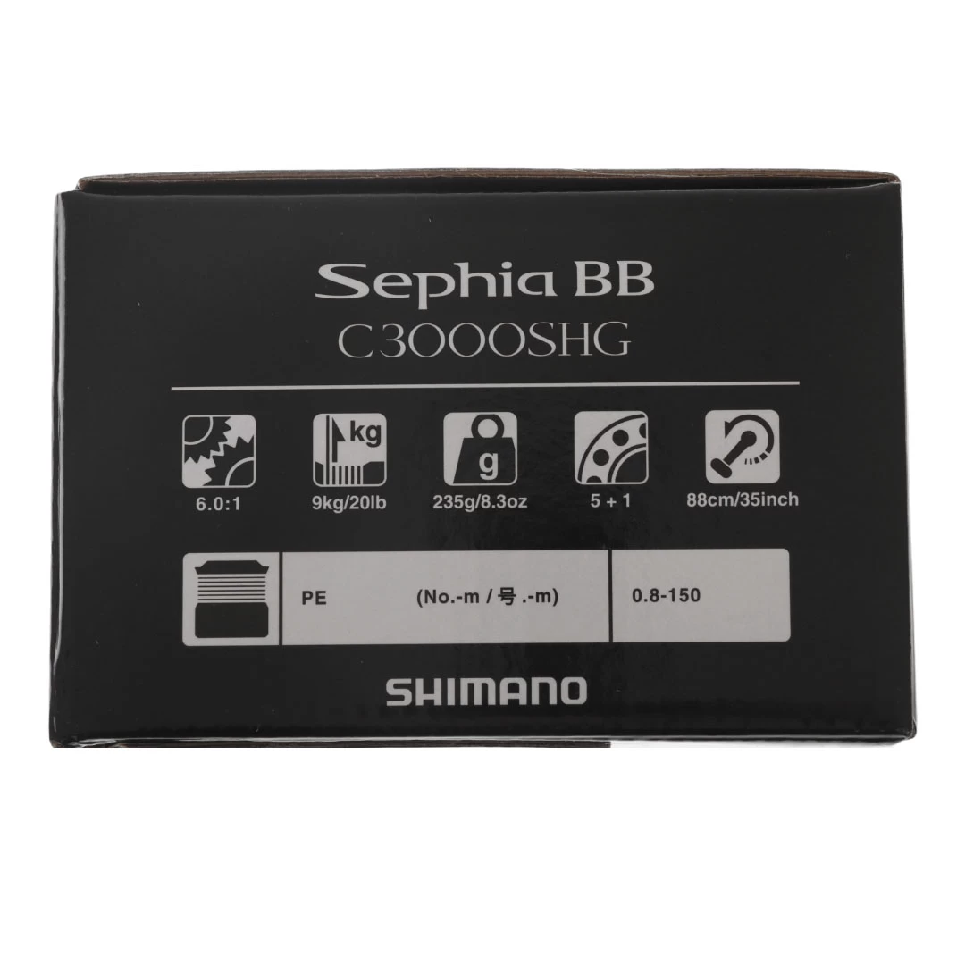 Shimano Sephia BB C3000SHG Spinning Reel 4 Shimano Sephia BB C3000SHG Spinning Reel - Image 2