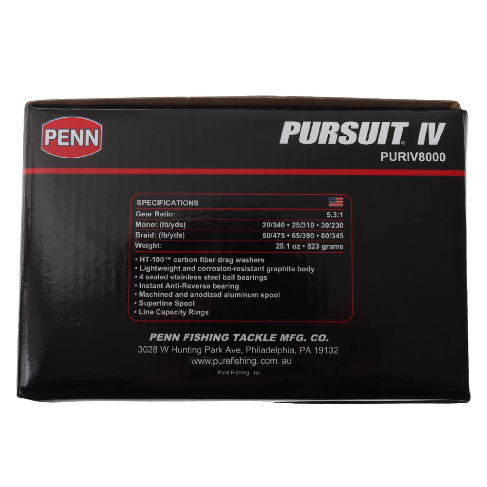 PENN Pursuit IV 8000 Spinning Reel 4 PENN Pursuit IV 8000 Spinning Reel - Image 2