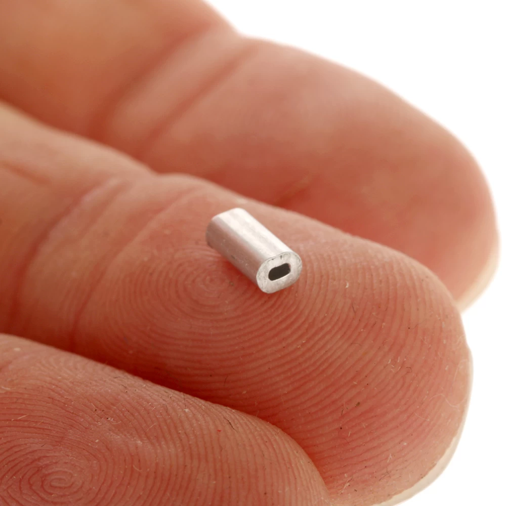 Centro Aluminium Sleeves Bulk Pack 80lb 0.8mm Qty 50 4 Centro Aluminium Sleeves Bulk Pack 80lb 0.8mm Qty 50 - Image 2