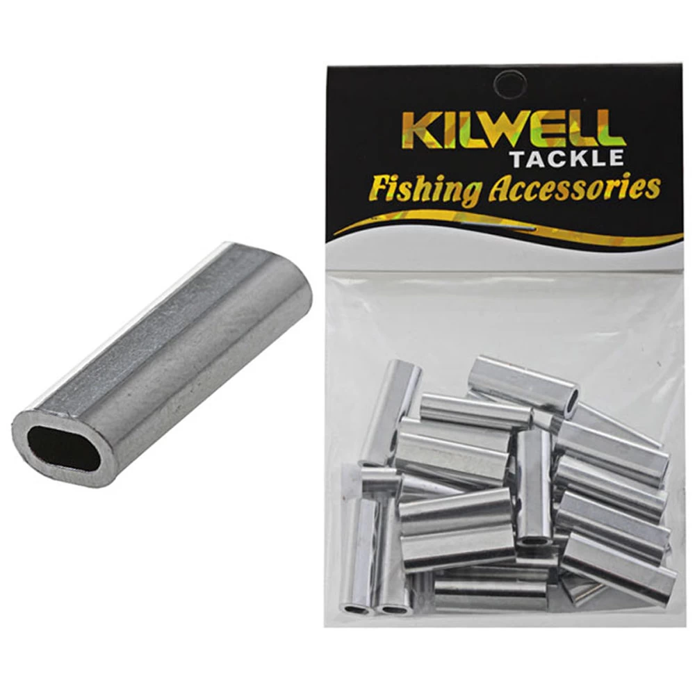 Kilwell Aluminium Crimp Sleeves 2.8mm 600lb Qty 25 3 Kilwell Aluminium Crimp Sleeves 2.8mm 600lb Qty 25