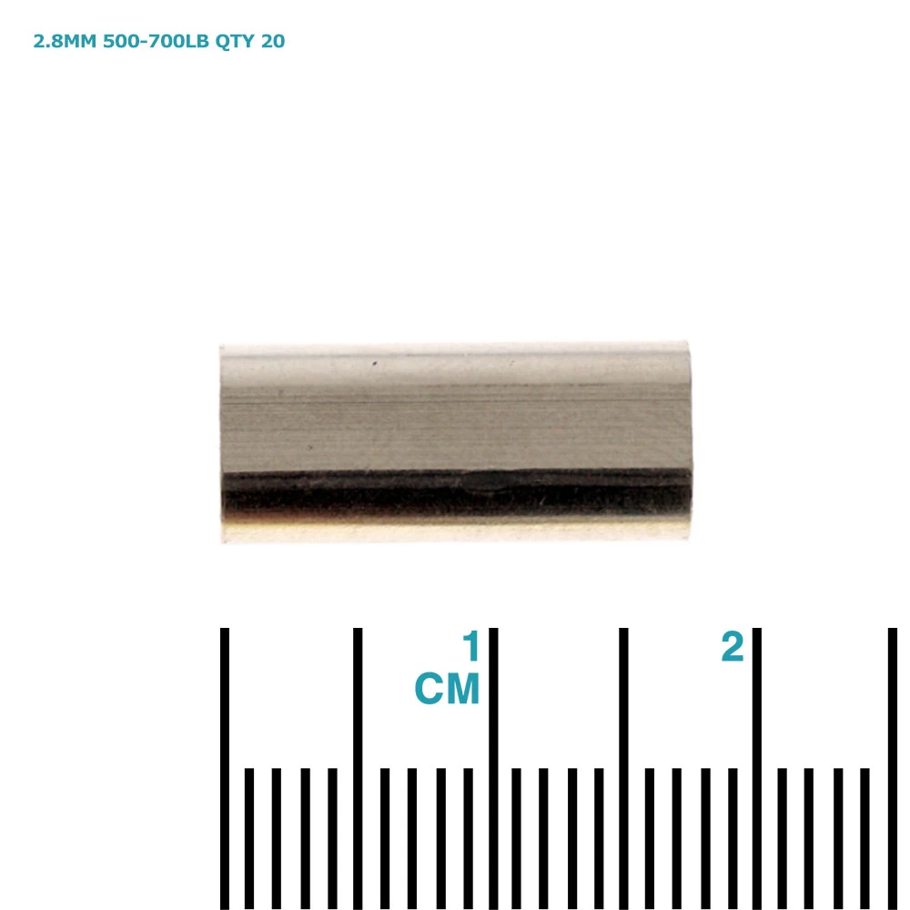 ManTackle Aluminium Crimp Sleeves Qty 20 4 ManTackle Aluminium Crimp Sleeves Qty 20 - Image 2