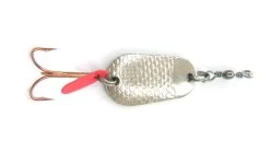 Kilwell NZ Zed Spinner 12g Silver Treble Hook Qty 2