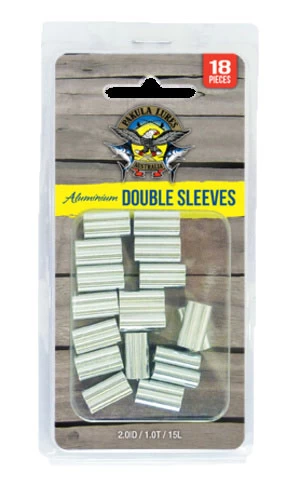 Pakula Aluminium Double Sleeves 2.8mm Qty 18 3 Pakula Aluminium Double Sleeves 2.8mm Qty 18