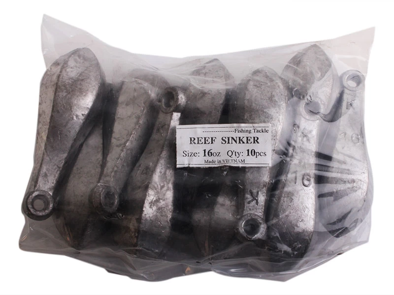 White Label Reef Sinker Pack 16oz Qty 10 3 White Label Reef Sinker Pack 16oz Qty 10