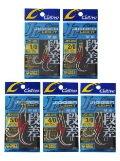 Owner Cultiva JD-22 Jigger Light Taff Wire Assist Rigs -Hot Sale Fishing Store groupedownerjd22jiggerlighttwassistrig 2 1