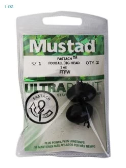 Mustad Fastach Football Jig Head Weights 15 Mustad Fastach Football Jig Head Weights -Hot Sale Fishing Store groupedweightfastachfootball 4