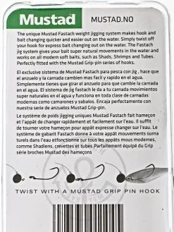 Mustad Fastach Jig Head Weights