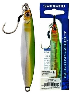 Shimano ColtSniper Long Micro Jig Silver Chartreuse 42g