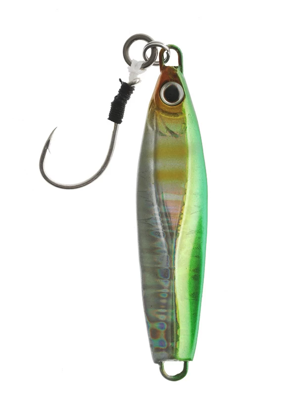 Shimano ColtSniper Flatfall Jig 28g 42T Silver Chartreuse 4 Shimano ColtSniper Flatfall Jig 28g 42T Silver Chartreuse - Image 2